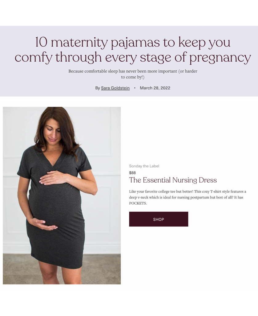 10 maternity pajamas to keep you comfy through every stage of pregnancy
